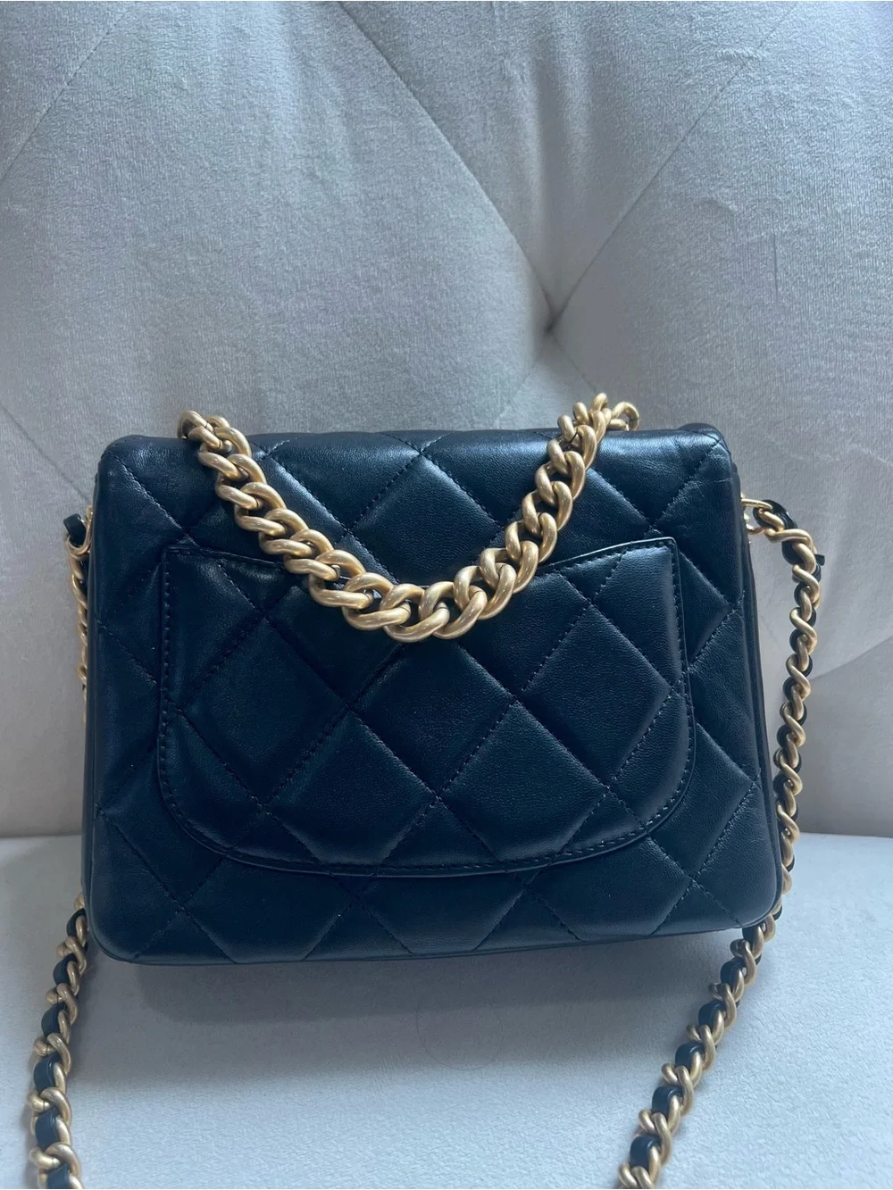 Chanel Black Side Note Flap Bag - Picture 6 of 7